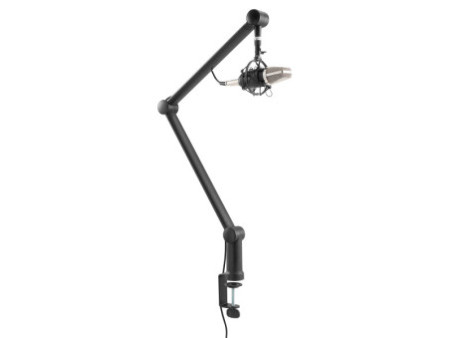 LogiLink Bras de microphone professionnel, noir