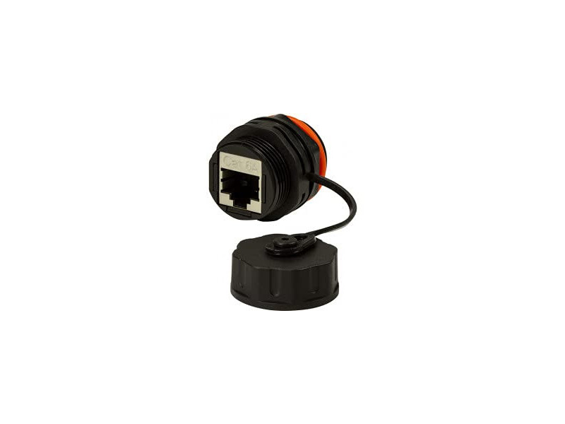 LogiLink Connecteur à vis Cat.6A pour l'industrie, 2x RJ45