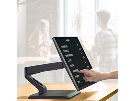 LogiLink Bras support pour écran digital avec socle, noir