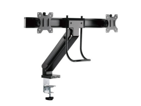 LogiLink Bras support pour 2 écrans, noir