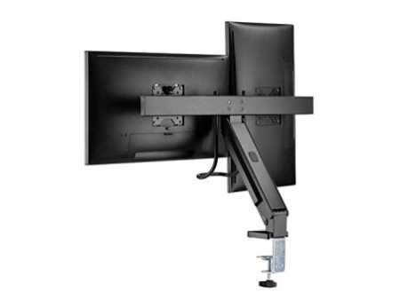 LogiLink Bras support pour 2 écrans, noir