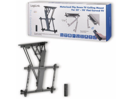 LogiLink Support TV plafond électrique, avec télécommande