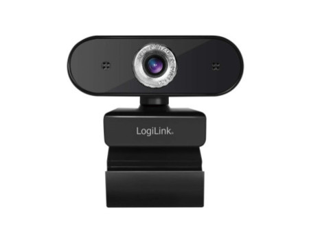 LogiLink Webcam HD USB avec micro, noir
