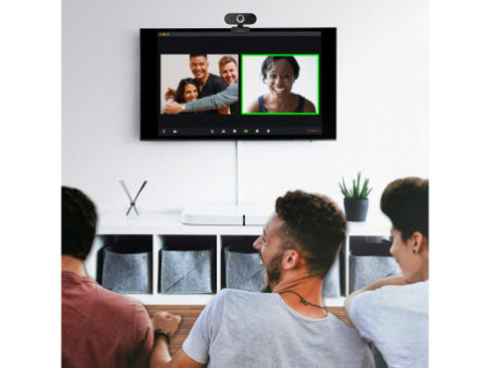 LogiLink Webcam HD USB avec micro, noir