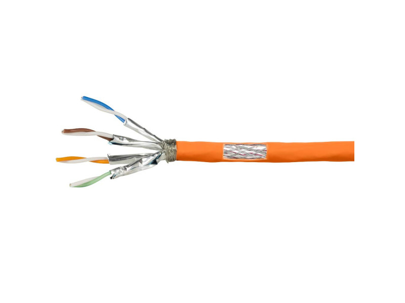 LogiLink Câble d'installation, Cat.7, S/FTP, 200 m, Simplex