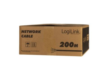 LogiLink Câble d'installation, Cat.7, S/FTP, 500 m, Simplex