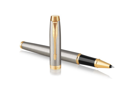 PARKER Stylo roller IM Métal Brossé G.T.
