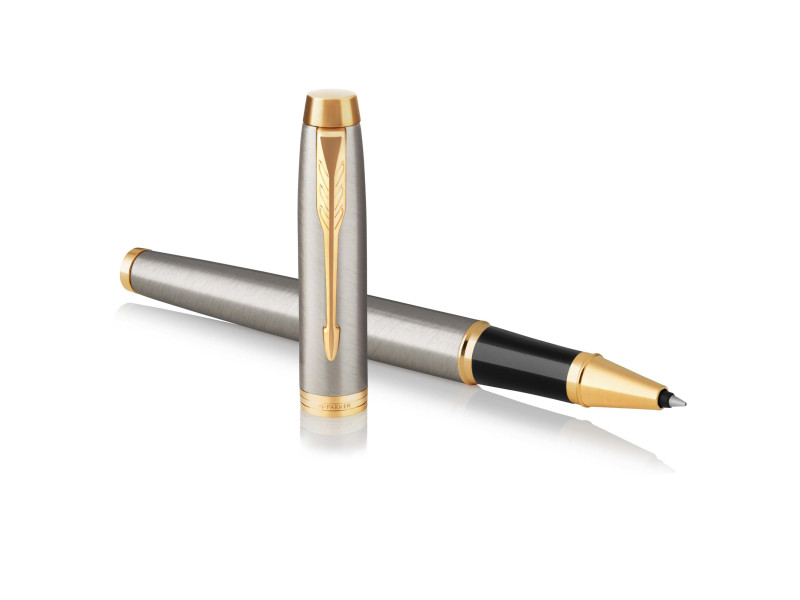 PARKER Stylo roller IM Métal Brossé G.T.