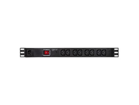 LogiLink Multiprise appareils à froid, 8 prises, noir