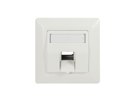 LogiLink Boîtier d'encastrement pour module Keystone, blanc
