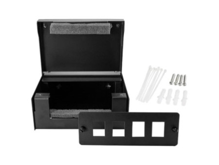 LogiLink Boîtier à point de consolidation, 4 ports, noir