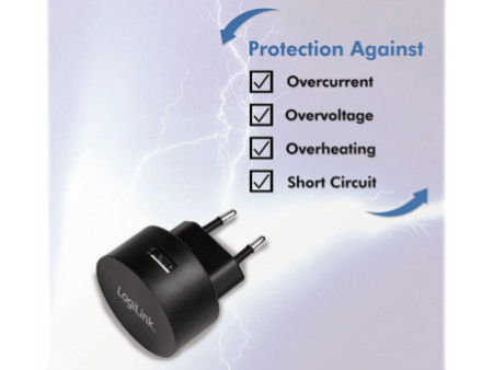 LogiLink Chargeur secteur USB pour Fast Charging, 1x USB