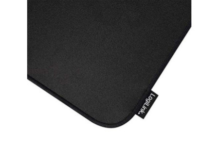 LogiLink Tapis souris gaming, bords cousus, taille M, noir
