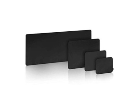 LogiLink Tapis souris gaming, bords cousus, taille L, noir