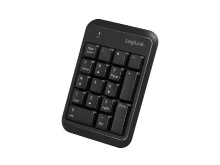 LogiLink Pavé numérique BT V5.1, plastique, noir