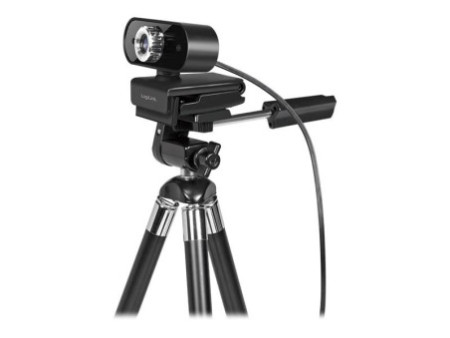 LogiLink Webcam Pro Full HD USB avec micro, noir