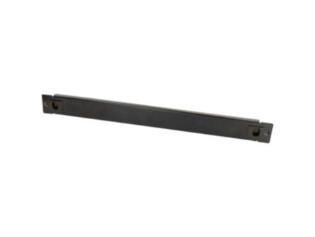 LogiLink Panneau plein 19', 1 U, en métal, noir (RAL9005)