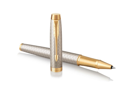PARKER Stylo roller IM PREMIUM Argent Chaud G.T.