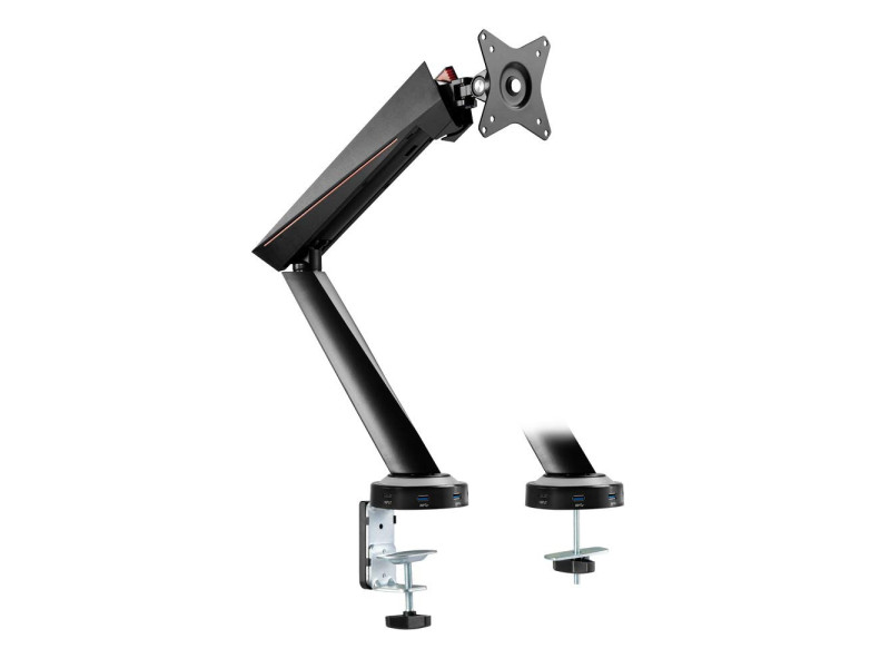 LogiLink Bras support pour écran, spécial gaming, noir
