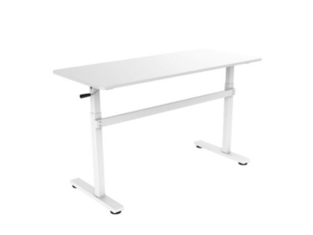 LogiLink Bureau assis-debout, (L)1.400 mm, blanc