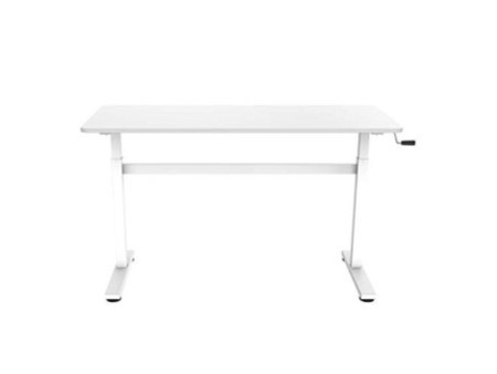 LogiLink Bureau assis-debout, (L)1.400 mm, blanc