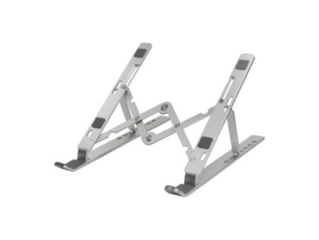 LogiLink Support pour ordinateur portable, pliable, argent