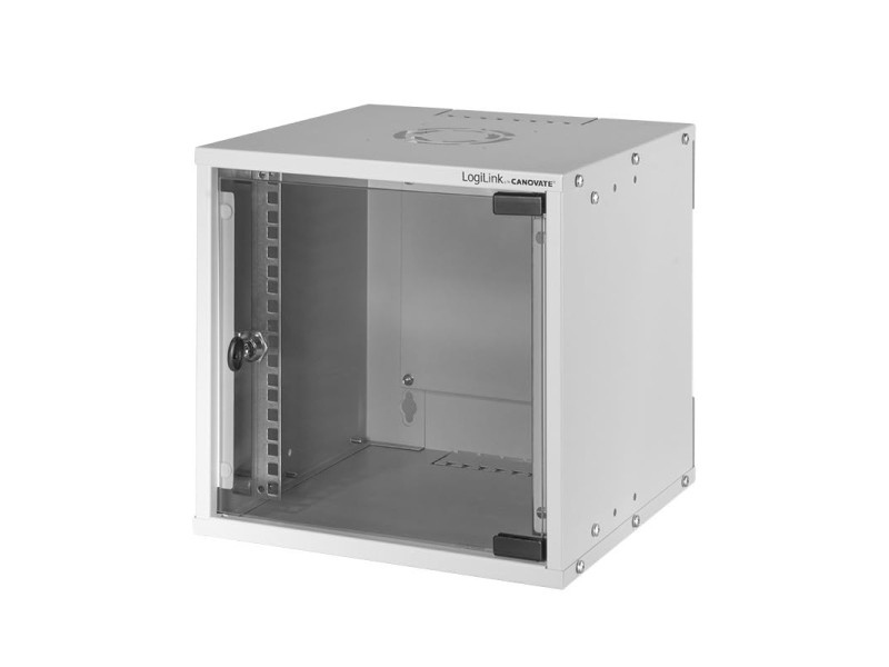 LogiLink Coffret mural 10' SoHo, monté, 6U, gris