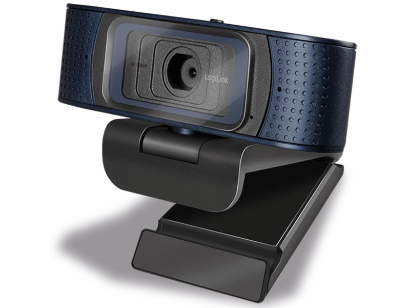 LogiLink Webcam USB HD Pro, à 2 micros, 80 degrés, noir