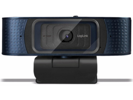 LogiLink Webcam USB HD Pro, à 2 micros, 80 degrés, noir