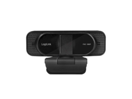 LogiLink Webcam USB Full HD avec micro double, noir