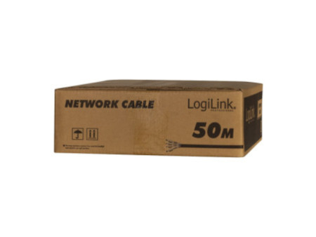 LogiLink Câble d'installation, Cat.7, S/FTP, 50 m, Duplex