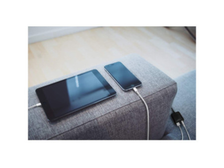 LogiLink Chargeur secteur USB avec câble fixe, 1x USB, noir