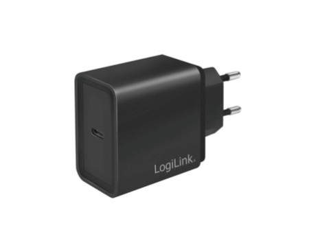 LogiLink Chargeur secteur USB, 1x USB-C PD, 18 watt, noir