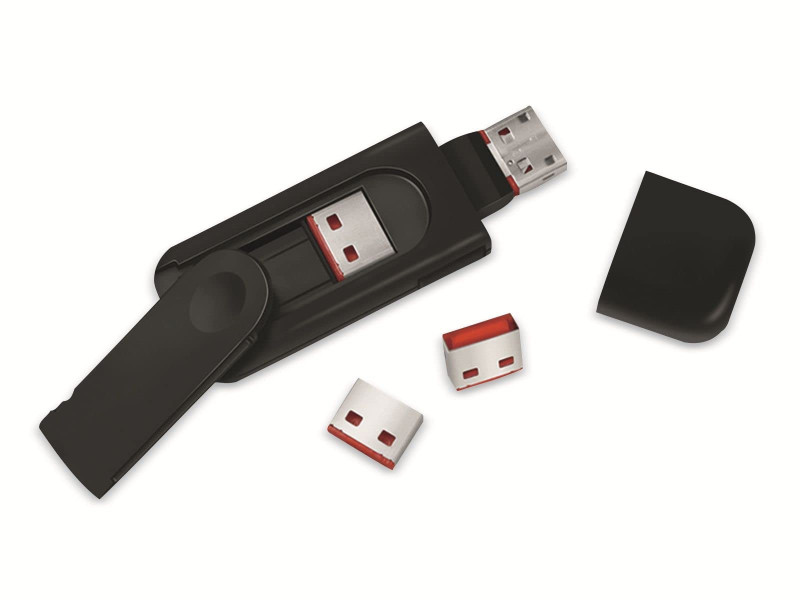LogiLink Verrou USB de sécurité, 1x clé / 4x verrous