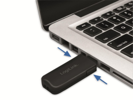 LogiLink Verrou USB de sécurité, 1x clé / 4x verrous
