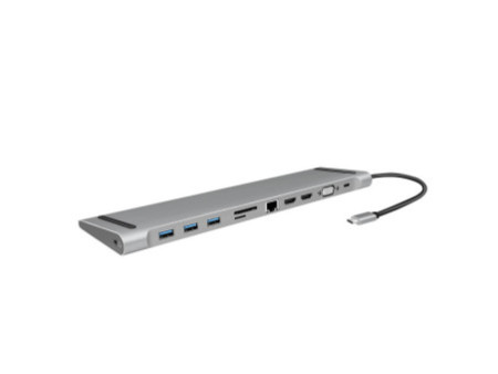 LogiLink Station d'accueil USB 3.2 (Gen 1), USB-C, 11 ports