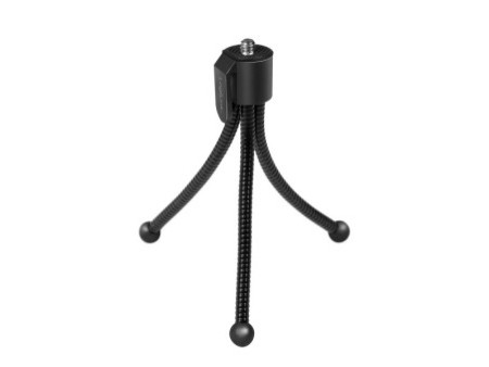 LogiLink Mini trépied portable, flexible, noir