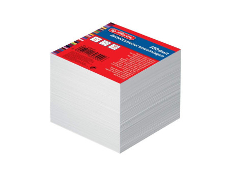 herlitz Bloc cube, 90 x 90 mm, blanc
