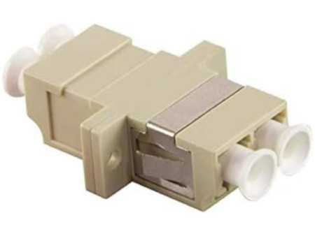 LogiLink Coupleur fibre optique, 2x LC-Duplex, beige