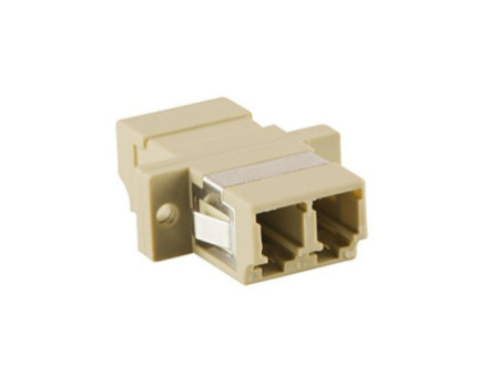 LogiLink Coupleur fibre optique, 2x LC-Duplex, beige
