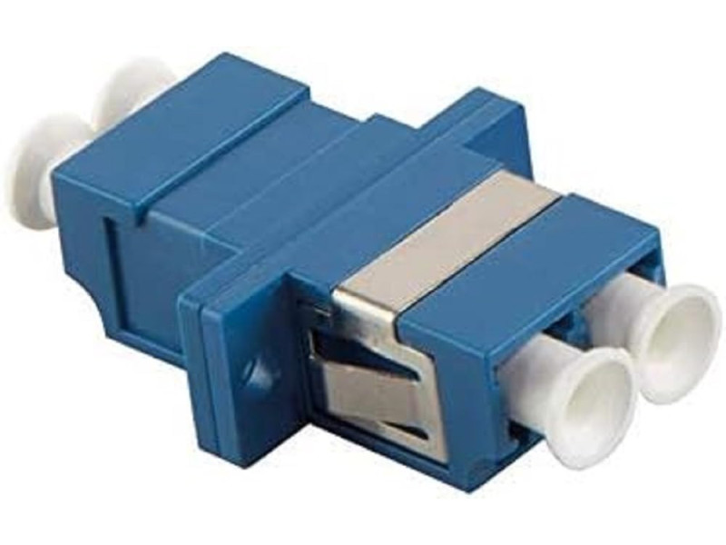 LogiLink Coupleur fibre optique, 2x LC-Duplex, bleu
