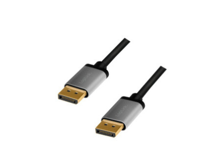 LogiLink Câble DisplayPort 1.2, fiche mâle - mâle, 1,0 m