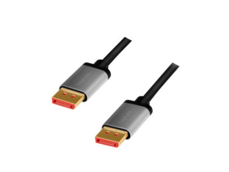 LogiLink Câble DisplayPort 1.4, fiche mâle - mâle, 1,0 m