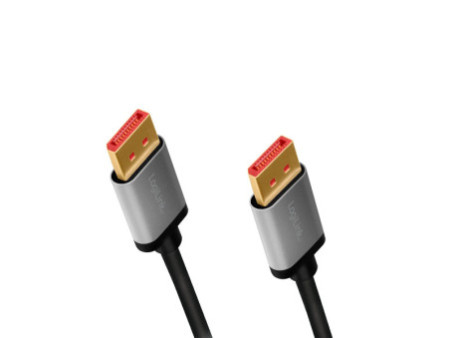 LogiLink Câble DisplayPort 1.4, fiche mâle - mâle, 3,0 m