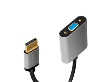 LogiLink Câble adaptateur Displayport - VGA, 0,15 m