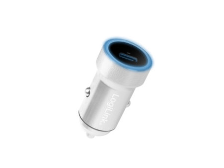 LogiLink Chargeur allume-cigare USB, 1 port, argent