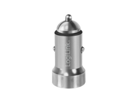 LogiLink Chargeur allume-cigare USB, 1 port, argent