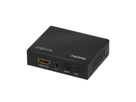 LogiLink Extracteur audio HDMI 4K/60Hz, noir