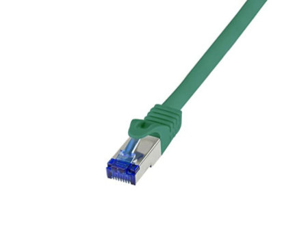 LogiLink Câble patch Ultraflex, Cat.6A, S/FTP, 0,25 m, vert