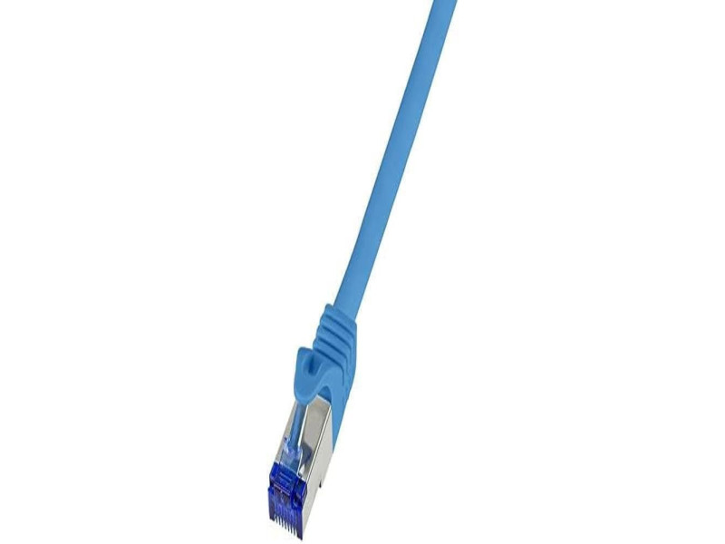 LogiLink Câble patch Ultraflex, Cat.6A, S/FTP, 0,25 m, bleu